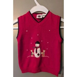 Good Lad Of Philadelphia Vintage Christmas Sweater Vest 24 Months Boys Y2K
